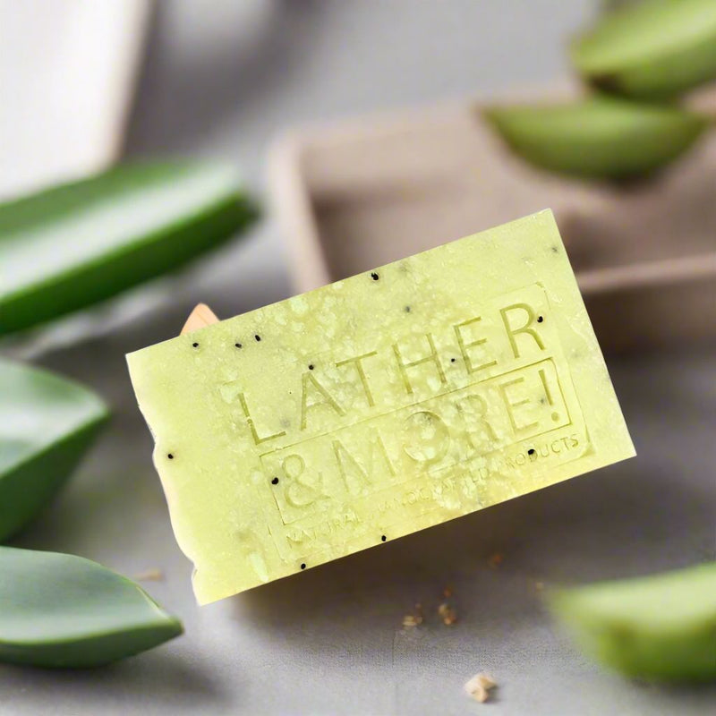 Aloe Vera and Cucumber Soap Bath Soap Lather and More! 