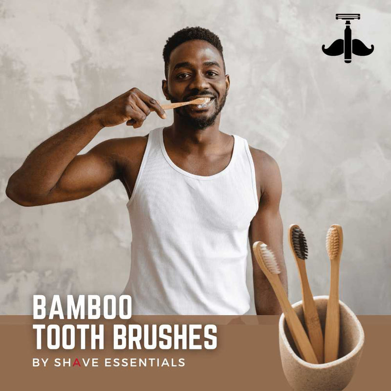Bamboo Toothbrush Grooming Tools Shave Essentials 