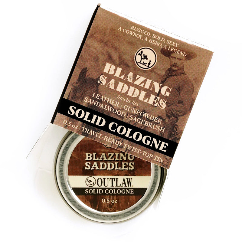 Blazing Saddles Western Solid Cologne Colognes and Perfume Outlaw 