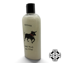 Bull and Bell Vetiver Body Wash, bottle angled view