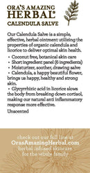 Calendula Salve, Coconut Free Salve with Licorice Root Bath & Body Ora's Amazing Herbal 