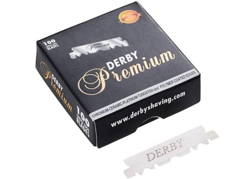 Derby Single Edge Razor Blades 100 Pcs - Premium DE-D116-PRE Razors & Razor Blades BarberSets 