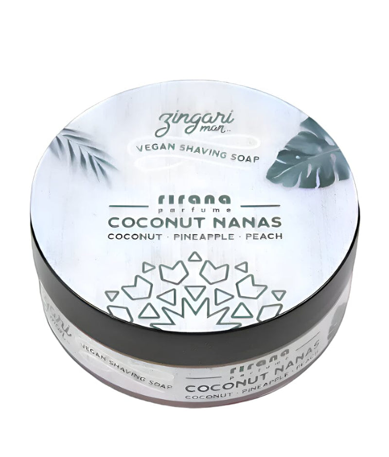 Coconut Nanas Vegan Shave Soap Shaving Soap Zingari Man 5 oz. 