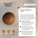 Desert Rose – Red Clay Sphere Soap | Floral & Cacao Butter Infusion - by Summer Solace Tallow
