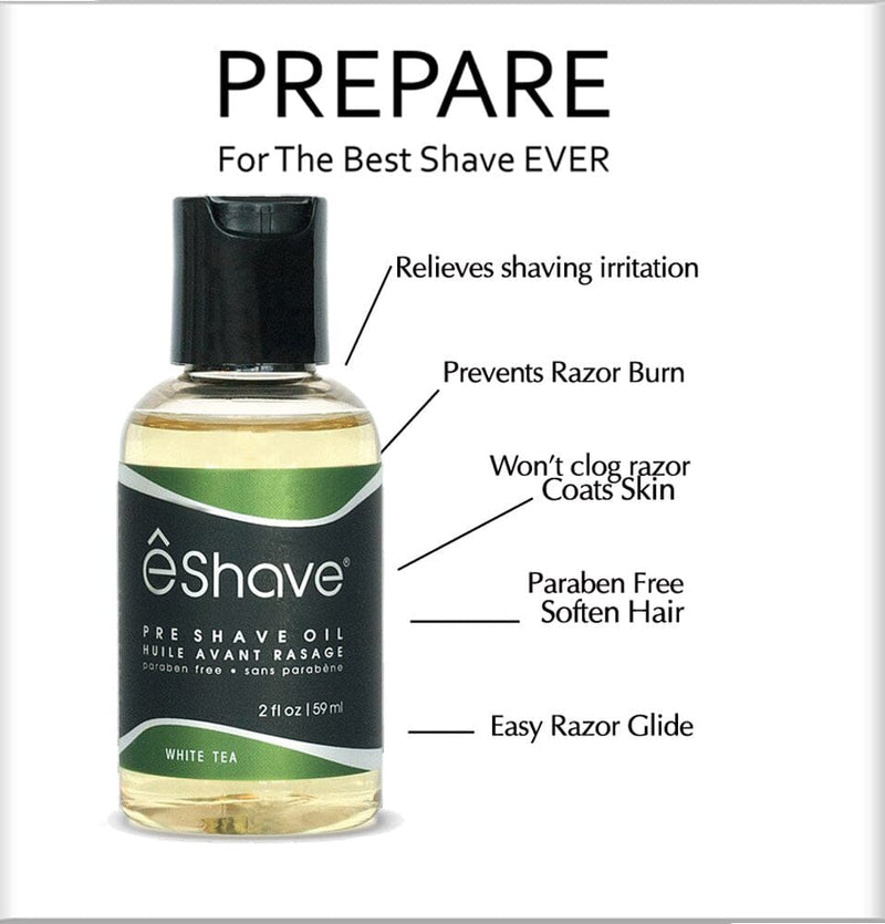 White Tea Pre-Shave Oil (2oz) - by eShave Pre-Shave Murphy and McNeil Store 