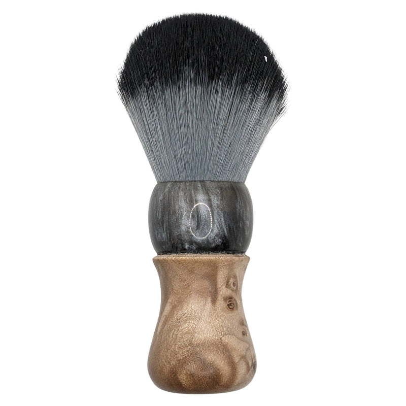 Maple Burl and Resin 26mm (Synthetic) Shaving Brush - by Cobble Hill Farm (Pre-Owned) Shaving Brush Murphy & McNeil Pre-Owned Shaving 