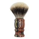 Tiger-Striped 26mm Badger Shaving Brush - by SmilezforMilez (Pre-Owned) Shaving Brush Murphy & McNeil Pre-Owned Shaving 