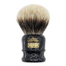 Limited Edition Chubby 2 2-Band Silvertip Badger (Black Marble) Shaving Brush - by Simpsons (Pre-Owned) Shaving Brush Murphy & McNeil Pre-Owned Shaving 