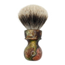 Bronze & Green 26mm Gel Tip Motorboat Shaving Brush - by SmilezforMilez (Pre-Owned) Shaving Brush Murphy & McNeil Pre-Owned Shaving 