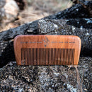 Badass Wood Beard Comb Beard Combs and Brushes Badass Beard Care 