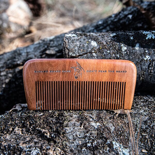 Badass Wood Beard Comb Beard Combs and Brushes Badass Beard Care 