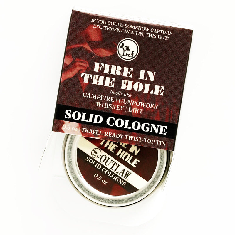 Fire in the Hole Campfire Solid Cologne Colognes and Perfume Outlaw 