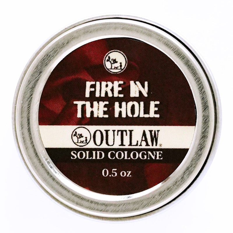 Fire in the Hole Campfire Solid Cologne Colognes and Perfume Outlaw 