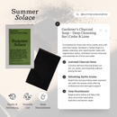 Gardener’s Charcoal Soap – Deep Cleansing Bar | Cedar & Lime - by Summer Solace Tallow