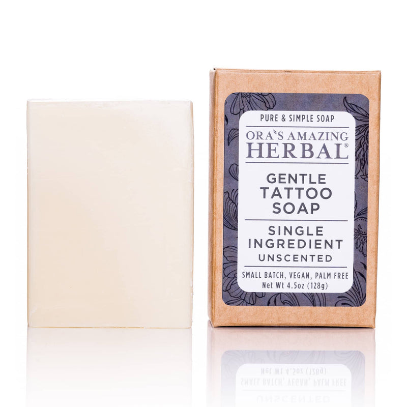 Tattoo Soap, Unscented Tattoo Care Ora's Amazing Herbal 