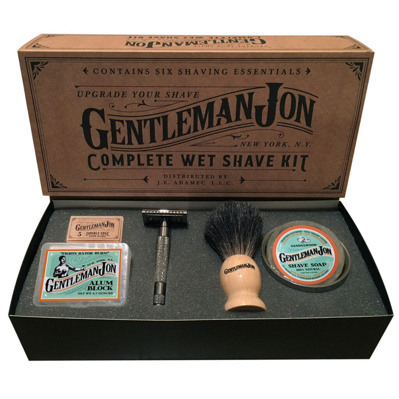 Gentleman Jon Complete Wet Shave Kit Shaving Kit Gentleman Jon 