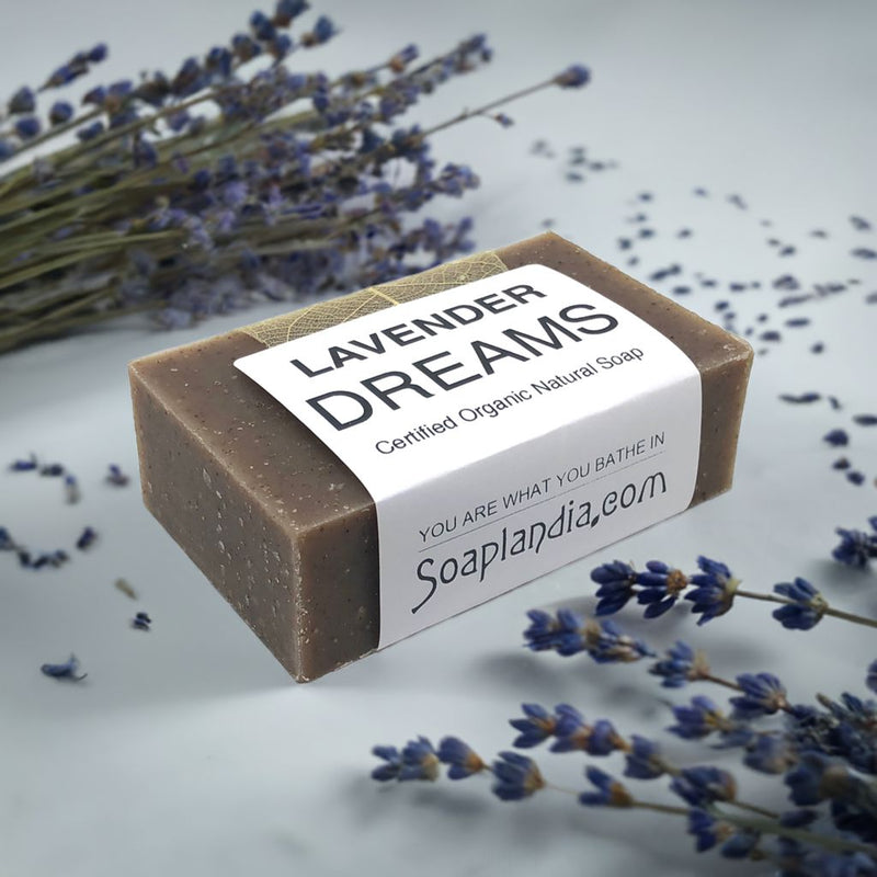 Lavender Dreams Bar Soap, Organic Bath Soap Soaplandia Soap Store 