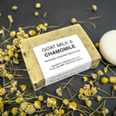 Goat Milk & Olive Oil Bar Soap with Chamomile, Unscented Bath Soap Soaplandia Soap Store 