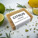 Citrus Herbs Bar Soap, Organic Bath Soap Soaplandia Soap Store 