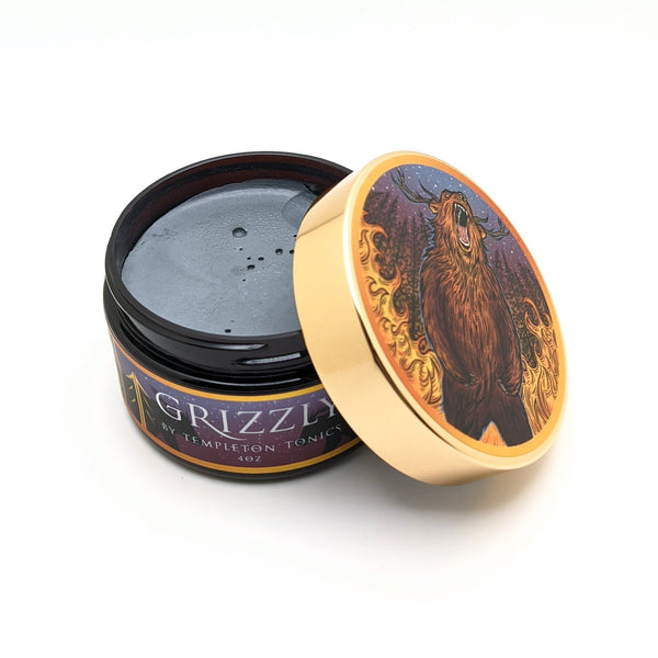Grizzly Matte Paste Pomades & Hair Clay Templeton Tonics 2oz Trailhead 