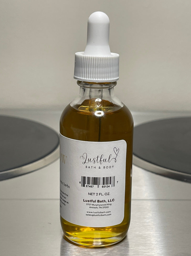 LUSTFUL GLO SCALP & HAIR GROWTH OIL Hair Styling Products Lustful Bath, LLC 