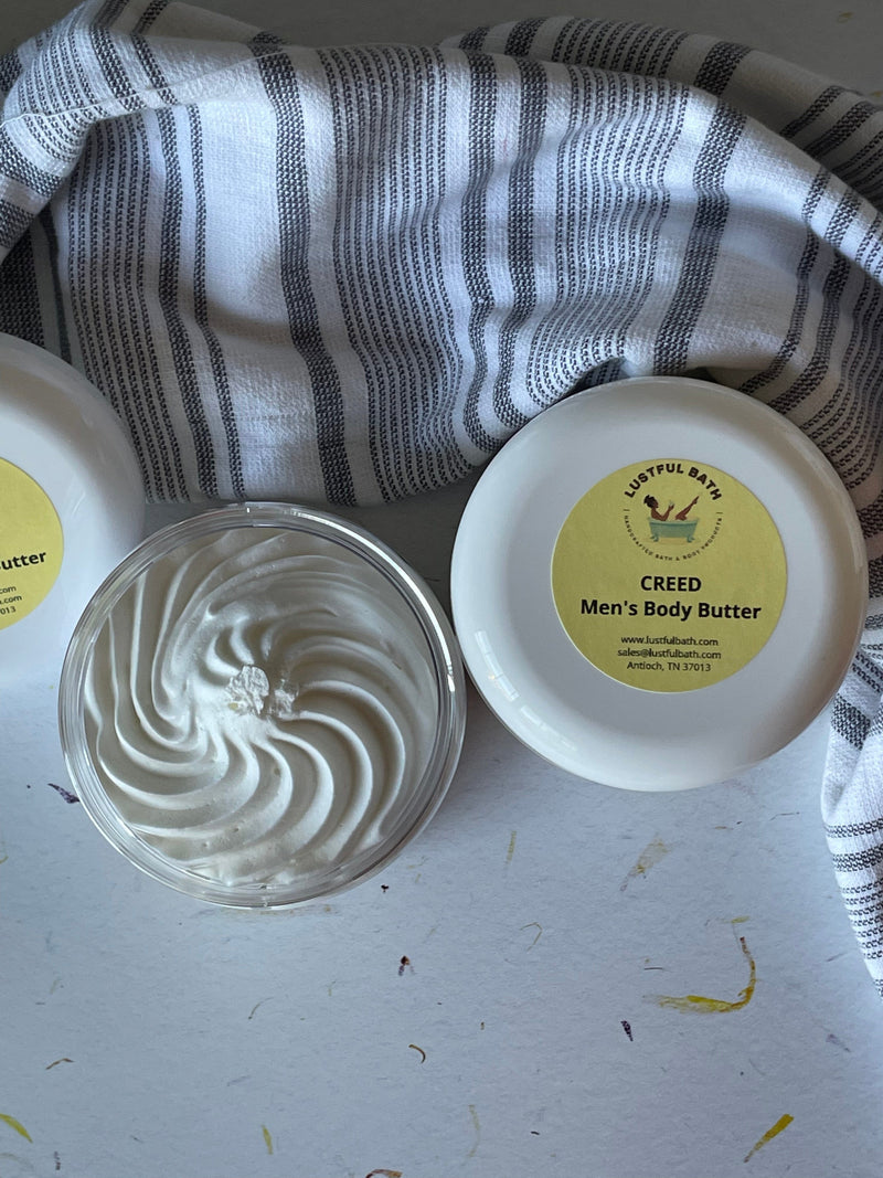CREED MEN'S BODY BUTTER Beard Balms & Butters Lustful Bath, LLC LG 