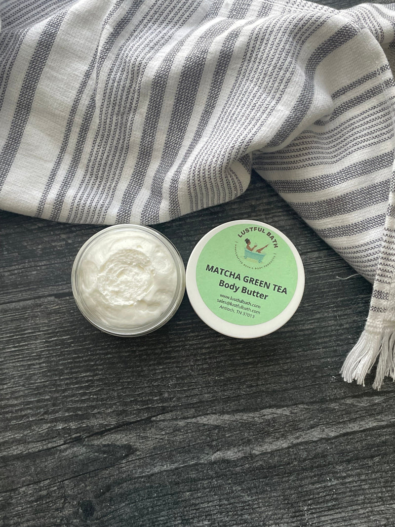 MATCHA GREEN TEA BODY BUTTER Beard Balms & Butters Lustful Bath, LLC MINI 