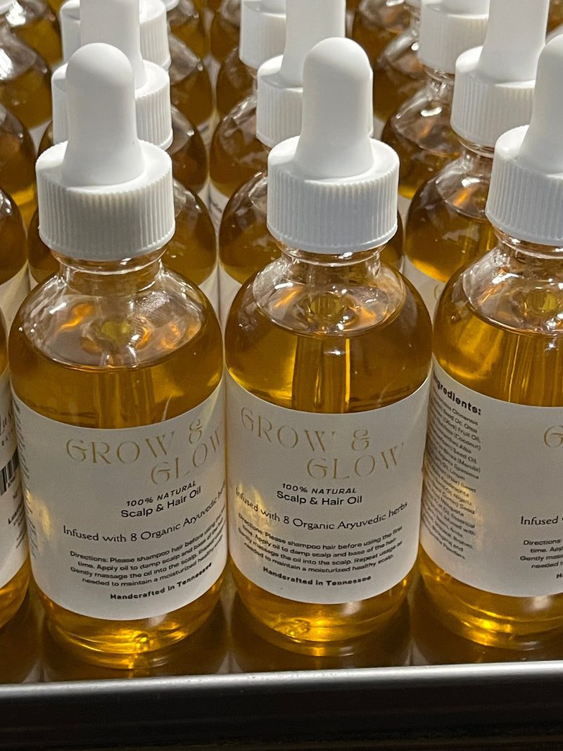LUSTFUL GLO SCALP & HAIR GROWTH OIL Hair Styling Products Lustful Bath, LLC 