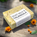 Goat Milk & Calendula Tea Soap, Unscented Bath Soap Soaplandia Soap Store 