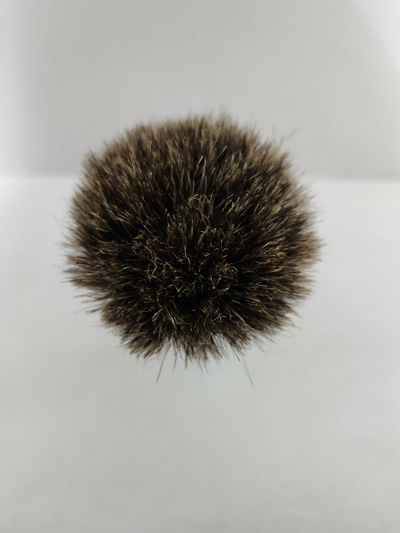 Edwin Jagger Pure Badger Shave Brush in Black and Chrome (light use) Shaving Brush Ice Shave 