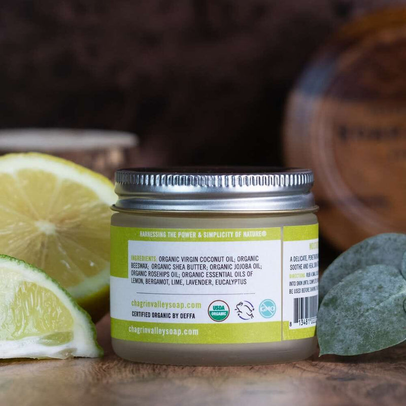 After Shave & Beard Balm: Lemon Lime Aftershave Balm Chagrin Valley Soap & Salve 