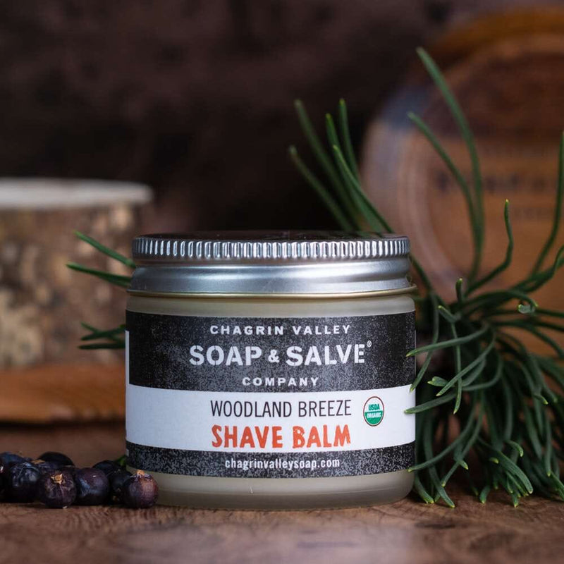 After Shave & Beard Balm: Woodland Breeze Aftershave Balm Chagrin Valley Soap & Salve 