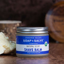 After Shave & Beard Balm: Natural Scent Aftershave Balm Chagrin Valley Soap & Salve 