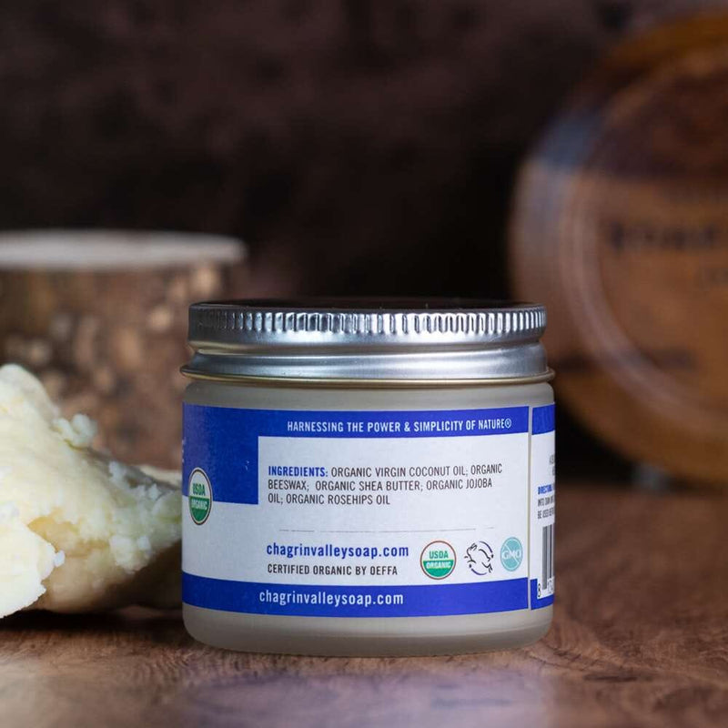 After Shave & Beard Balm: Natural Scent Aftershave Balm Chagrin Valley Soap & Salve 
