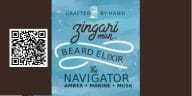 The Navigator Beard elixir Beard Oil Zingari Man 1/3 oz. sample 