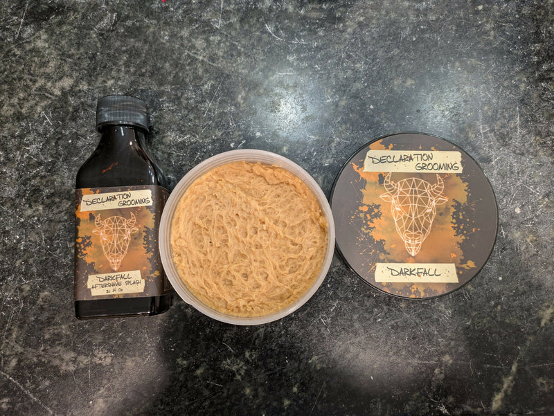 Declaration Grooming Darkfall Soap & Aftershave Splash NEW Soap and Aftershave Bundle Shavewares 