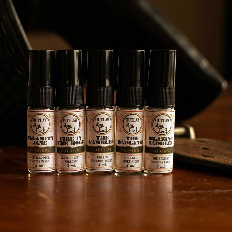 Outlaw Sidekicks Cologne Samples Colognes and Perfume Outlaw Outlaw Sidekicks Spray Cologne Samples 