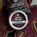 Fire in the Hole Campfire Solid Cologne Colognes and Perfume Outlaw 