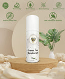 Green Tea Deodorant - Dermatologist Tested Deodorant WhollyKaw Pack of 1 