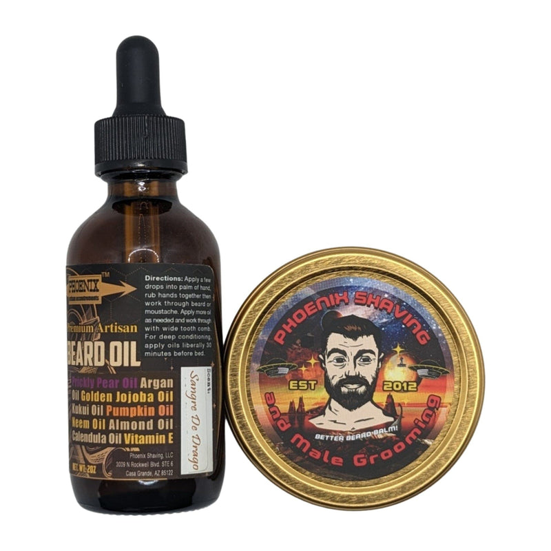 Sangre de Drago Beard Oil and Balm - by Phoenix Artisan Accoutrements (Pre-Owned) Beard Butter & Oil Bundle Murphy & McNeil Pre-Owned Shaving 