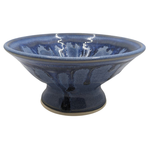 Blue Ceramic Shaving Bowl - by Doug Smith (Pre-Owned) Shaving Bowls and Mugs Murphy & McNeil Pre-Owned Shaving 