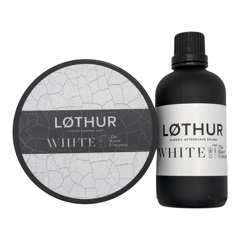White Shaving Soap and Splash - by Løthur Grooming (Pre-Owned) Shaving Soap Murphy & McNeil Pre-Owned Shaving 
