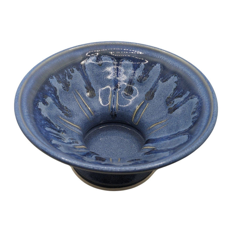 Blue Ceramic Shaving Bowl - by Doug Smith (Pre-Owned) Shaving Bowls and Mugs Murphy & McNeil Pre-Owned Shaving 
