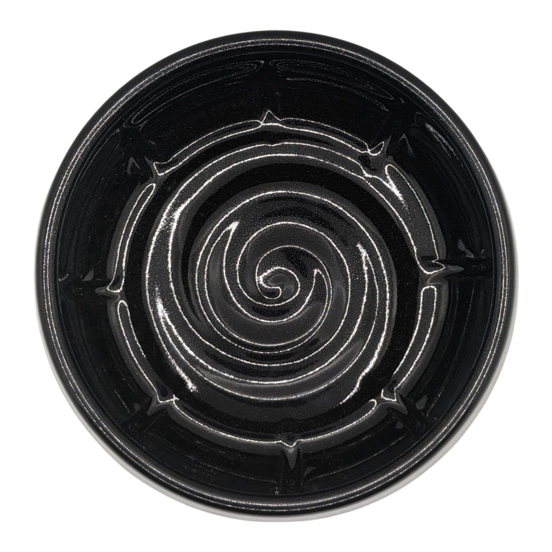 Dark Blue/Black Ceramic Shaving Bowl - by Doug Smith (Pre-Owned) Shaving Bowls and Mugs Murphy & McNeil Pre-Owned Shaving 