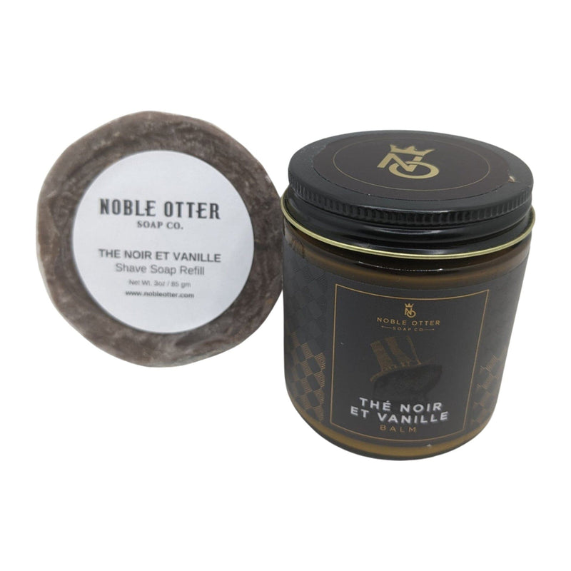 The Noir Et Vanille Shaving Soap Refill and Balm - by Noble Otter (Pre-Owned) Shaving Soap Murphy & McNeil Pre-Owned Shaving 