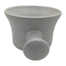 Apothecary Style Ceramic Shaving Mug (White) - (Pre-Owned) Shaving Bowls and Mugs Murphy & McNeil Pre-Owned Shaving 