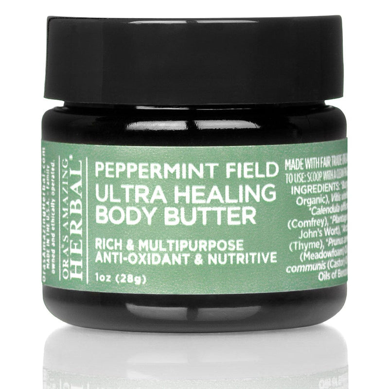 Ultra Healing Body Butter, Peppermint Field Lotion Ora's Amazing Herbal 