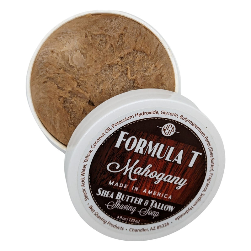 Mahogany Formula T Shaving Soap - by Wet Shaving Products Shaving Soap Murphy and McNeil Store 