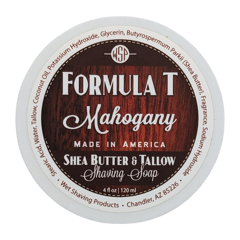 Mahogany Formula T Shaving Soap - by Wet Shaving Products Shaving Soap Murphy and McNeil Store 
