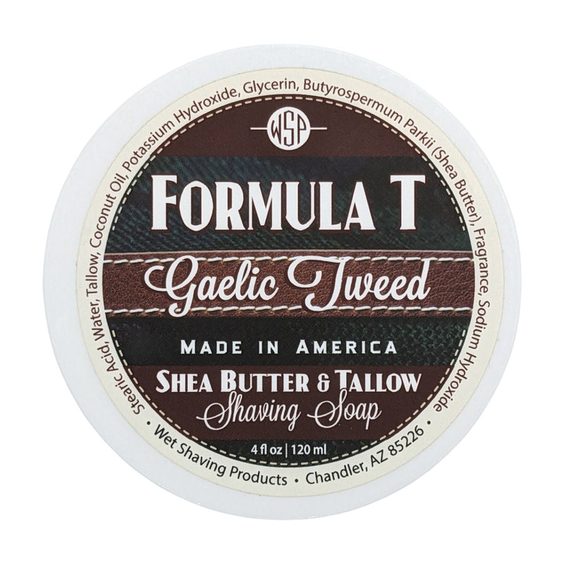 Gaelic Tweed Formula T Shaving Soap - by Wet Shaving Products Shaving Soap Murphy and McNeil Store 